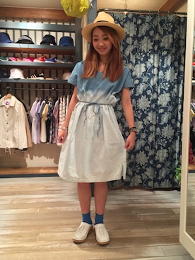 「アイテム（レッグウェア）」を使った、sawaaaさん（レディース・157cm）の春コーディネート