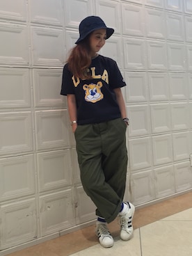 「UCLA」｜sawaaaさん（レディース・157cm）の夏コーディネート