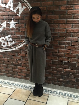 「grey」｜sawaaaさん（レディース・157cm）の秋コーディネート