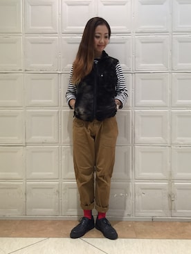 「Paraboot」｜sawaaaさん（レディース・157cm）の秋コーディネート