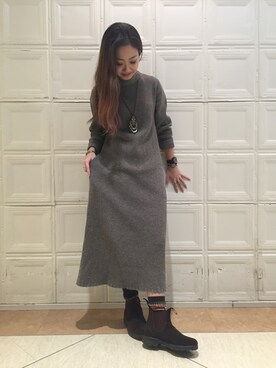 「アイテム（アナログ腕時計、その他）」を使った、sawaaaさん（レディース・157cm）の秋コーディネート