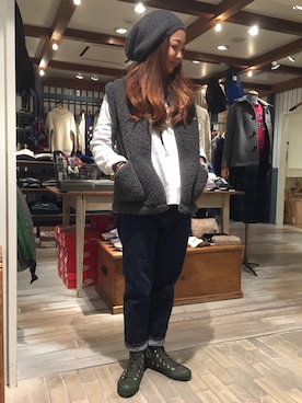 sawaaaさん（レディース・157cm）の冬コーディネート