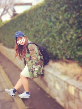 「7union」｜「アイテム（ジャケット/アウター）」を使った、momo.さん（レディース・162cm）の春コーディネート