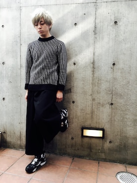 「HARE」｜中尾 寿揮さん（メンズ・167cm）の冬コーディネート