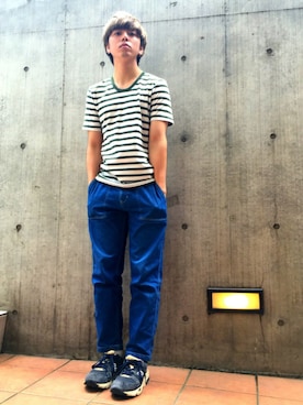 「URBAN RESEARCH」｜中尾 寿揮さん（メンズ・167cm）の夏コーディネート