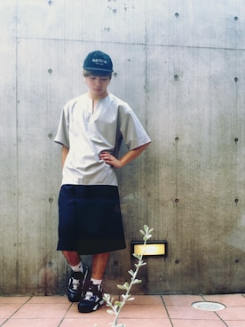 「アイテム（レッグウェア）」を使った、中尾 寿揮さん（メンズ・167cm・20代）の夏コーディネート