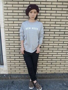 「UNDERCOVER（アンダーカバー）のアイテム」を使った、GDCTOKYO-risuko-さん（レディース・157cm）の夏コーディネート