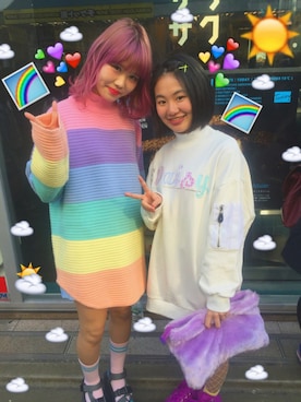 「UNIF」｜「アイテム（クラッチバッグ）」を使った、星野りよんさん（レディース・151cm）の夏コーディネート