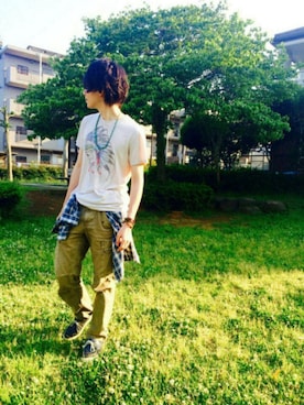 しのさん（メンズ・178cm）の春コーディネート