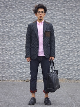 「JUNYA WATANABE MAN（ジュンヤワタナベマン）のアイテム（カバーオール）」を使った、UNDERPASSさん（メンズ・170cm）の夏コーディネート