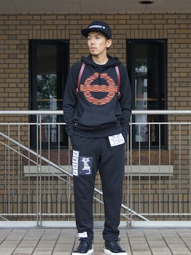 「Roundel by London Underground」｜UNDERPASSさん（メンズ・170cm）の夏コーディネート