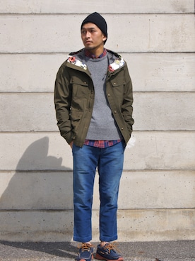 「 フランネル」｜UNDERPASSさん（メンズ・166cm）の秋コーディネート