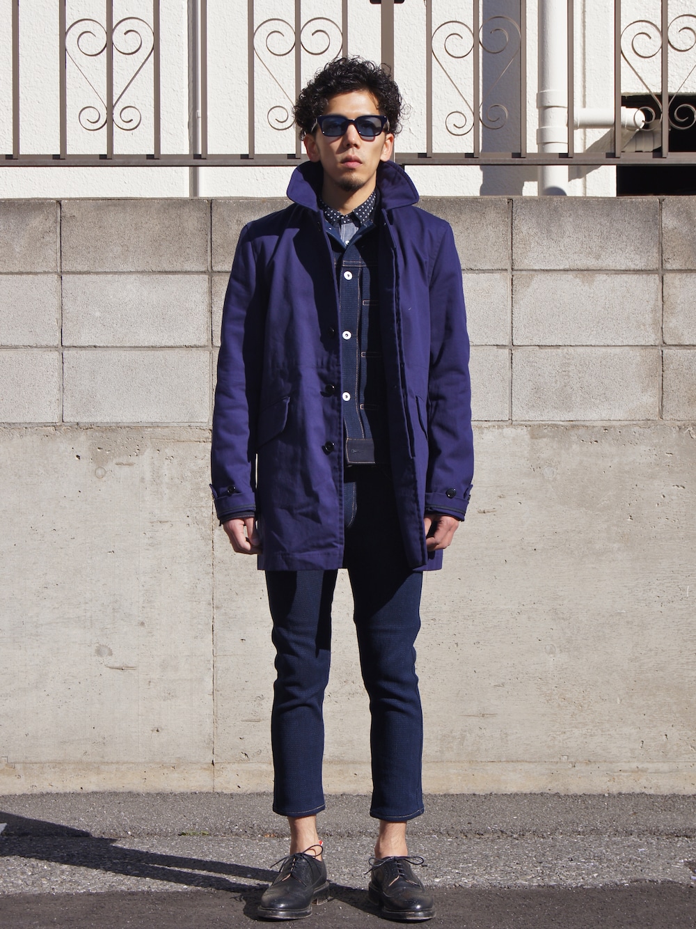 COMME des GARCONS HOMMEのステンカラーコートを使った人気