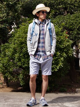 「THE FOURNESS（ザ・フォーネス）のアイテム」を使った、UNDERPASSさん（メンズ・170cm）の春コーディネート