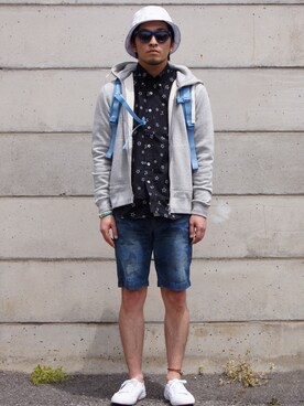 「uniform experiment（ユニフォームエクスペリメント）のアイテム」を使った、UNDERPASSさん（メンズ・170cm）の春コーディネート