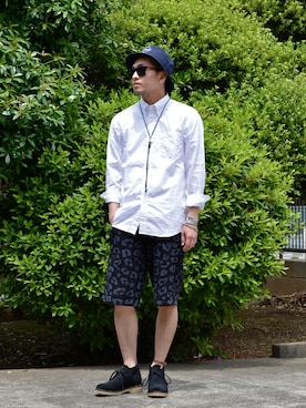 「uniform experiment（ユニフォームエクスペリメント）のアイテム」を使った、UNDERPASSさん（メンズ・170cm）の春コーディネート