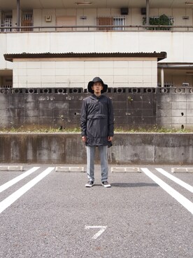 「nonnative（ノンネイティブ）のアイテム（マウンテンパーカー）」を使った、UNDERPASSさん（メンズ・170cm）の夏コーディネート