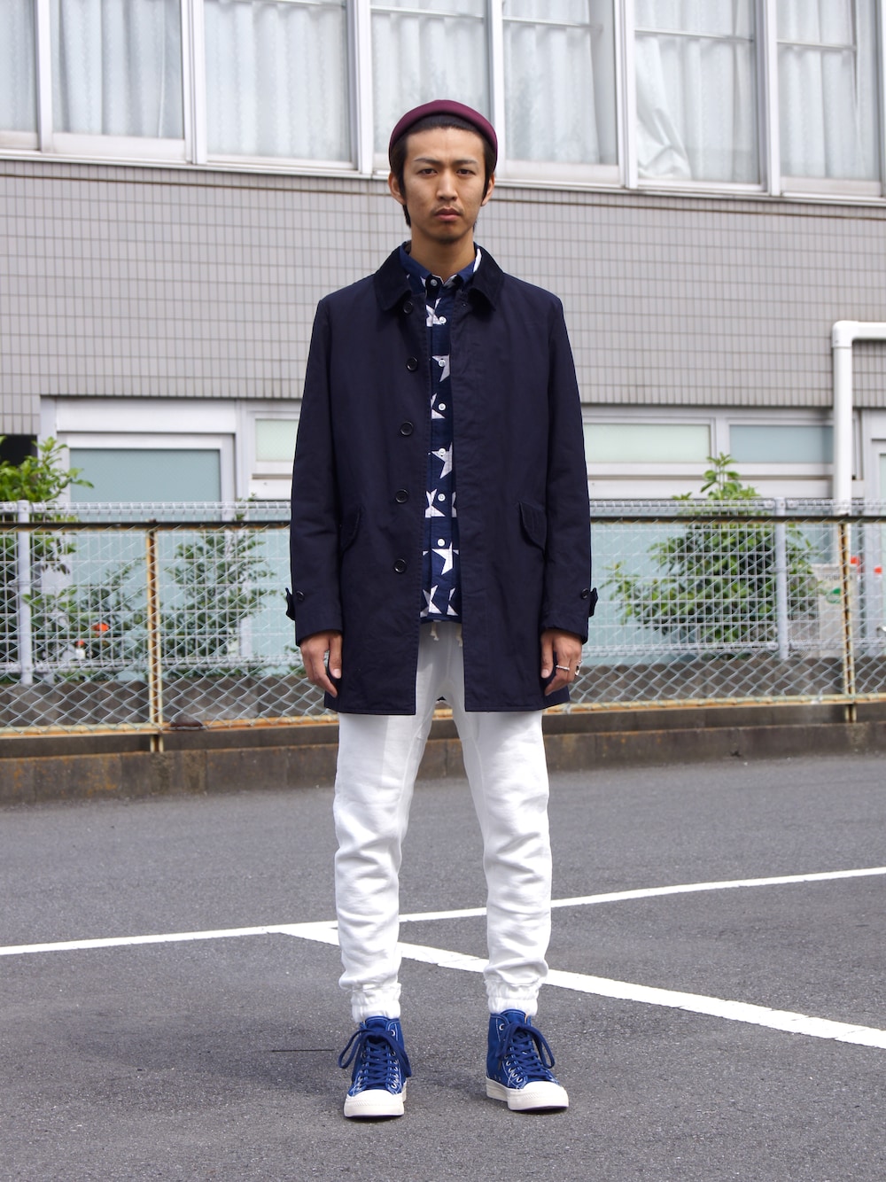 COMME des GARCONS HOMMEのステンカラーコートを使った人気