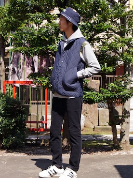 「SOPHNET.（ソフネット）のアイテム」を使った、UNDERPASSさん（メンズ・170cm）の秋コーディネート