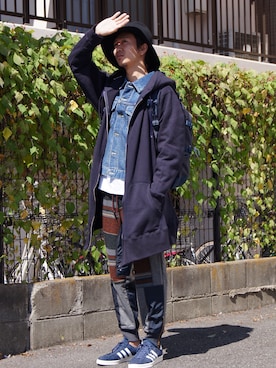 「THE FOURNESS（ザ・フォーネス）のアイテム」を使った、UNDERPASSさん（メンズ・170cm）の秋コーディネート