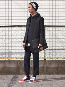 「JUNYA WATANABE MAN（ジュンヤワタナベマン）のアイテム（ジャケット/アウター）」を使った、UNDERPASSさん（メンズ・172cm）の秋コーディネート