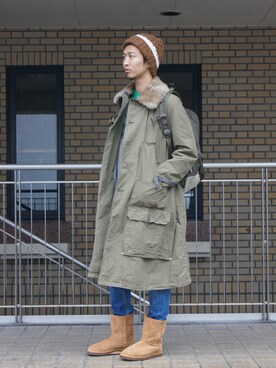 「アイテム（トレンチコート）」を使った、UNDERPASSさん（メンズ・170cm）の秋コーディネート