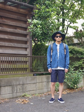 「nonnative(ノンネイティブ)のアイテム(トップス)」を使った、UNDERPASSさん(メンズ・170cm)の春コーディネート
