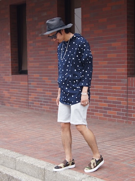 「uniform experiment（ユニフォームエクスペリメント）のアイテム」を使った、UNDERPASSさん（メンズ・172cm）の夏コーディネート