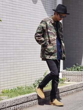 「SOPHNET.（ソフネット）のアイテム」を使った、UNDERPASSさん（メンズ・172cm）の夏コーディネート