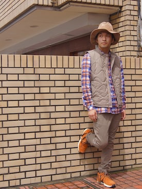 「nonnative（ノンネイティブ）のアイテム（トップス）」を使った、UNDERPASSさん（メンズ・170cm）の夏コーディネート