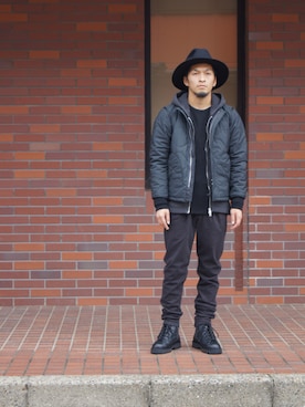 「nonnative（ノンネイティブ）のアイテム（ブルゾン）」を使った、UNDERPASSさん（メンズ・170cm）の秋コーディネート
