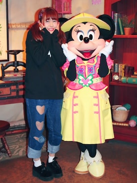 「101匹わんちゃん」｜「アイテム（スウェット）」を使った、まいはまゆめの♡さん（レディース・166cm）の冬コーディネート