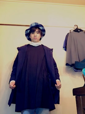「Right-on（ライトオン）のアイテム（その他トップス）」を使った、ryoさん（メンズ・165cm）の冬コーディネート