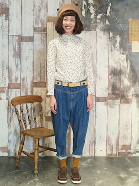 「アイテム（レッグウェア）」を使った、ぴのこさん（レディース・172cm）の冬コーディネート