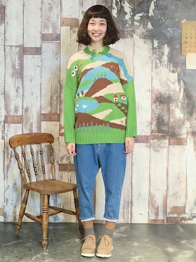 「アイテム（レッグウェア）」を使った、ぴのこさん（レディース・172cm）の冬コーディネート