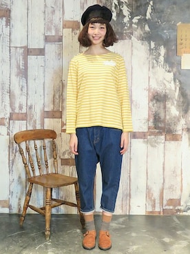 「アイテム（レッグウェア）」を使った、ぴのこさん（レディース・172cm）の冬コーディネート