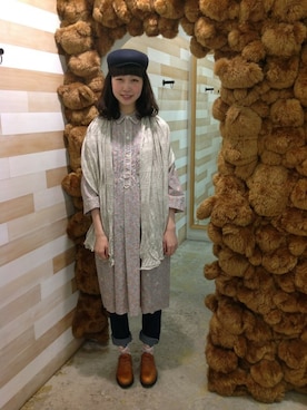 「Ne-net（ネネット）のアイテム」を使った、ぴのこさん（レディース・172cm）の春コーディネート