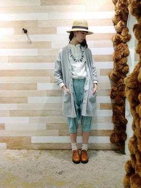 「Ne-net（ネネット）のアイテム」を使った、ぴのこさん（レディース・172cm）の春コーディネート