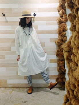 「Ne-net（ネネット）のアイテム」を使った、ぴのこさん（レディース・172cm）の春コーディネート