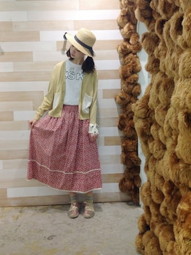 「Ne-net（ネネット）のアイテム」を使った、ぴのこさん（レディース・172cm）の春コーディネート