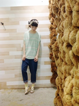 「Ne-net（ネネット）のアイテム」を使った、ぴのこさん（レディース・172cm）の春コーディネート