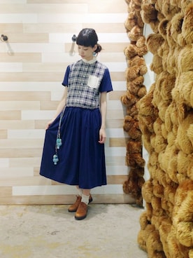 「Ne-net（ネネット）のアイテム」を使った、ぴのこさん（レディース・172cm）の春コーディネート