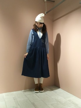 ぴのこさん（レディース・172cm）の秋コーディネート