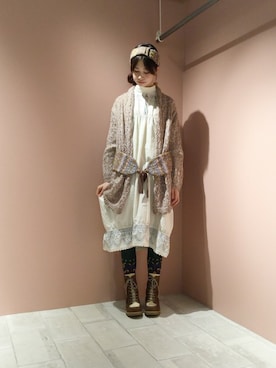 「Ne-net（ネネット）のアイテム」を使った、ぴのこさん（レディース・172cm）の秋コーディネート