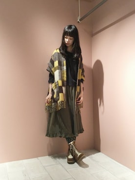 ぴのこさん（レディース・172cm）の秋コーディネート