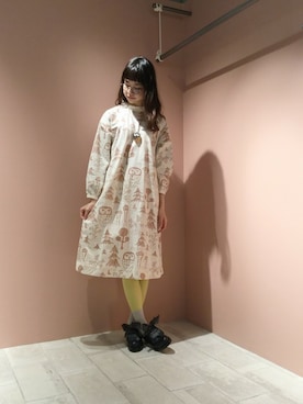 「Ne-net（ネネット）のアイテム」を使った、ぴのこさん（レディース・172cm）の冬コーディネート