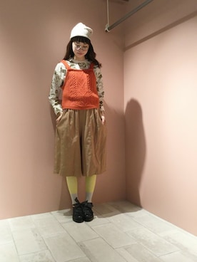 「Ne-net（ネネット）のアイテム」を使った、ぴのこさん（レディース・172cm）の冬コーディネート