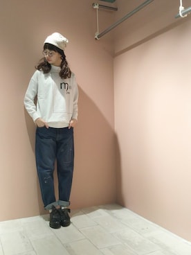 「Ne-net（ネネット）のアイテム」を使った、ぴのこさん（レディース・172cm）の冬コーディネート