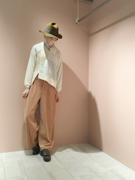 「Ne-net（ネネット）のアイテム」を使った、ぴのこさん（レディース・172cm）の冬コーディネート