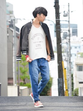 「glamb先行予約」｜【glamb】NODAさん（メンズ・182cm）の秋コーディネート